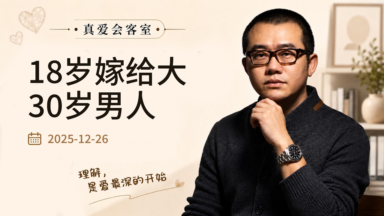 18岁嫁给大30岁的男人！涂磊怒评：这不是爱情，这是拿人生做赌注的婚姻！| 真爱会客室