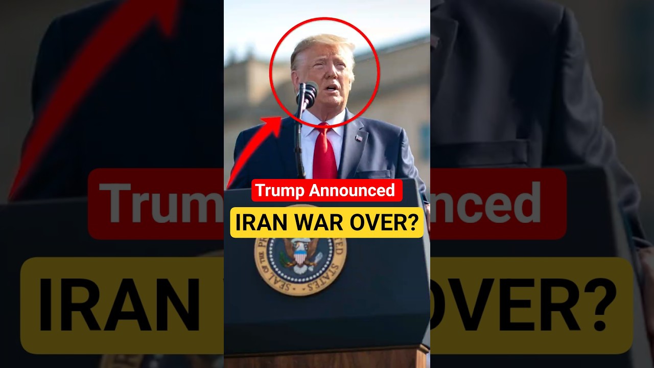 IRAN WAR OVER? Operation Epic Fury ENDS and Project Freedom is Paused by Trump #shorts #trump #news