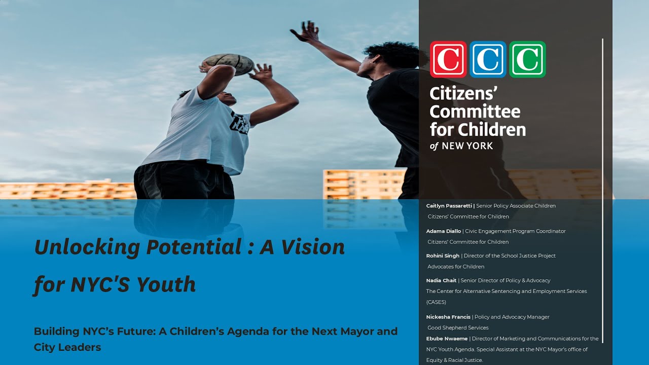 Unlocking Potential: A Vision for NYC's Youth