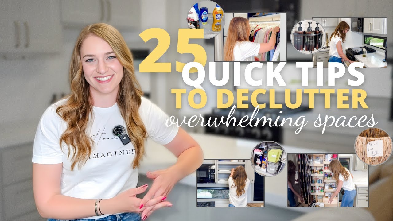 25+ Quick Kitchen, Bathroom & Closet Organization Hacks✨ | Tackling 3 Overwhelming Spots at Home