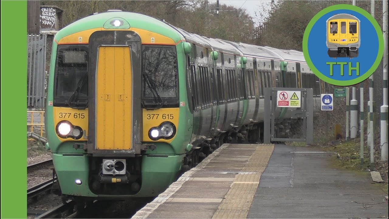 Trains at Mitcham Junction