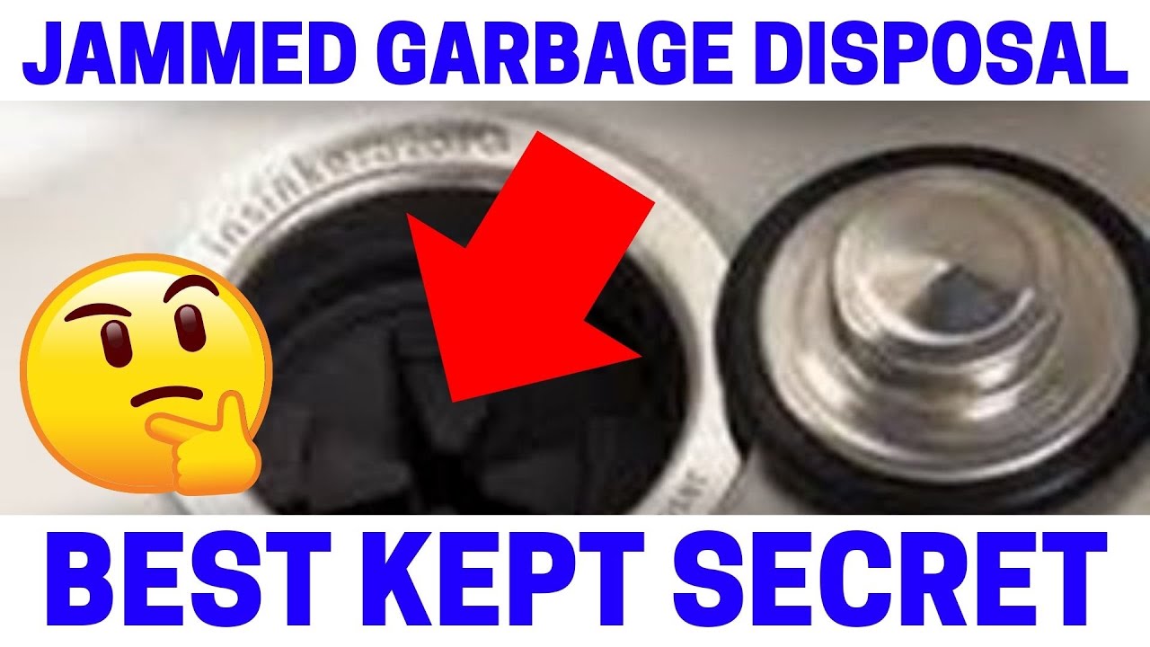 NEVER Fix A Jammed Garbage Disposal Until Watching This! Quick & Easy
