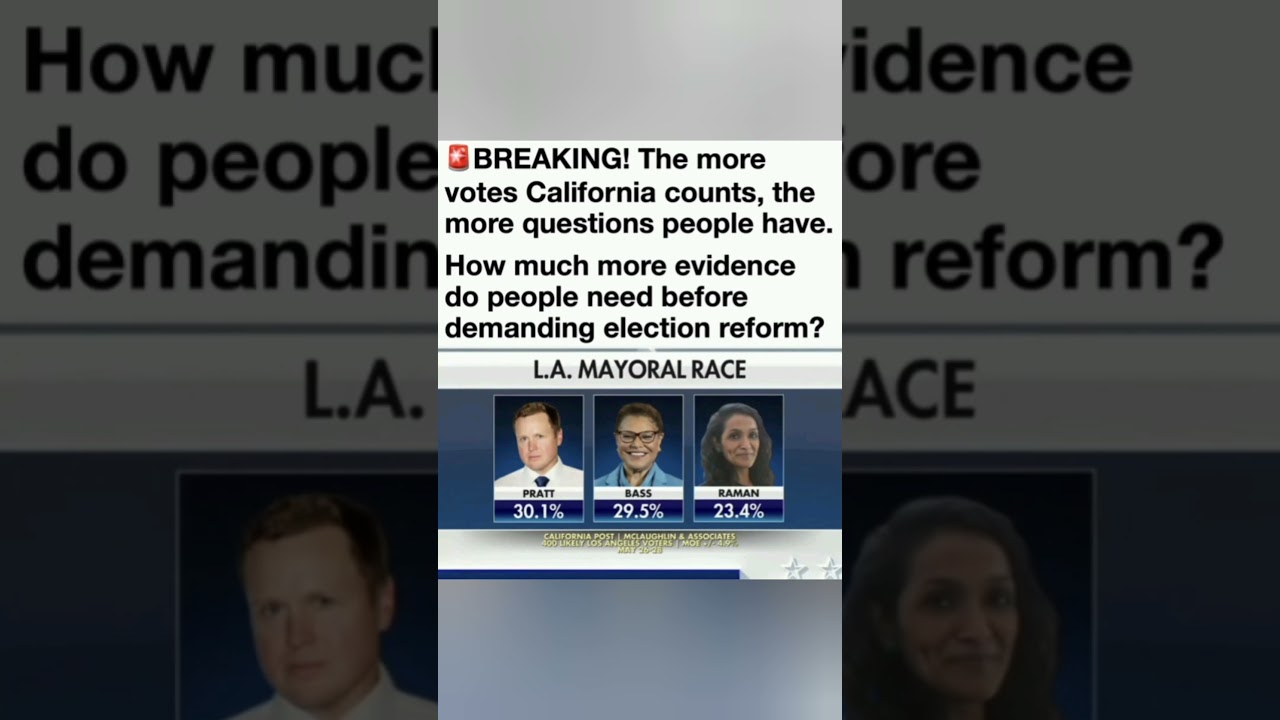Election results raise questions. 🇺🇸 #LAMayor#Election#Politics#Voting#California#News#Debate#Viral
