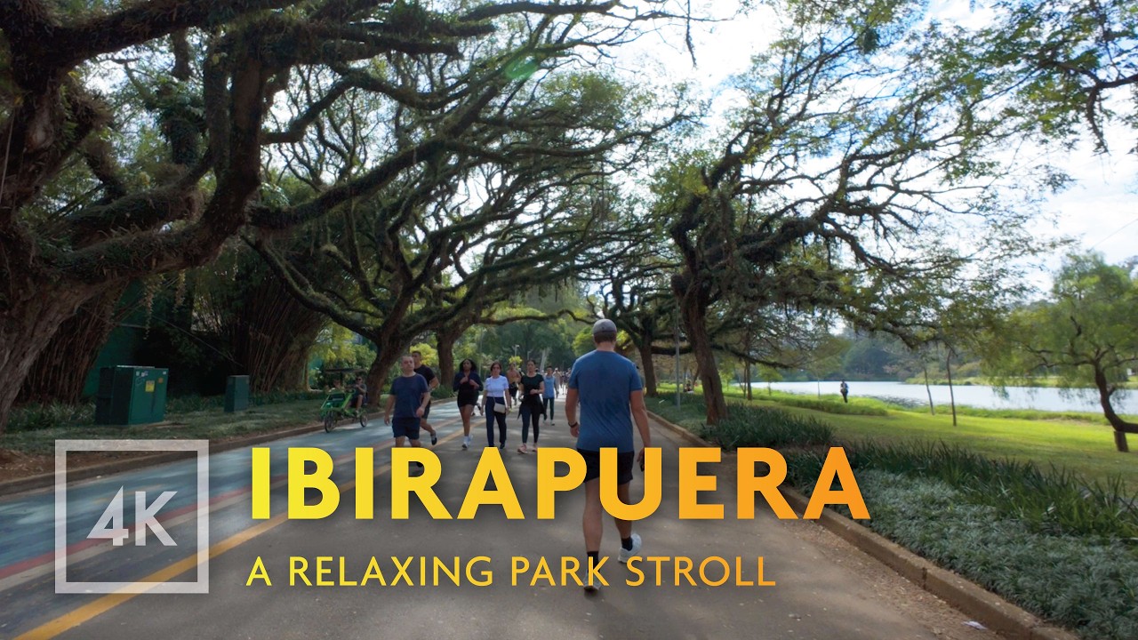 🇧🇷 Relaxing Walk at Ibirapuera Park, S&atilde;o Paulo | 4K Walking Tour