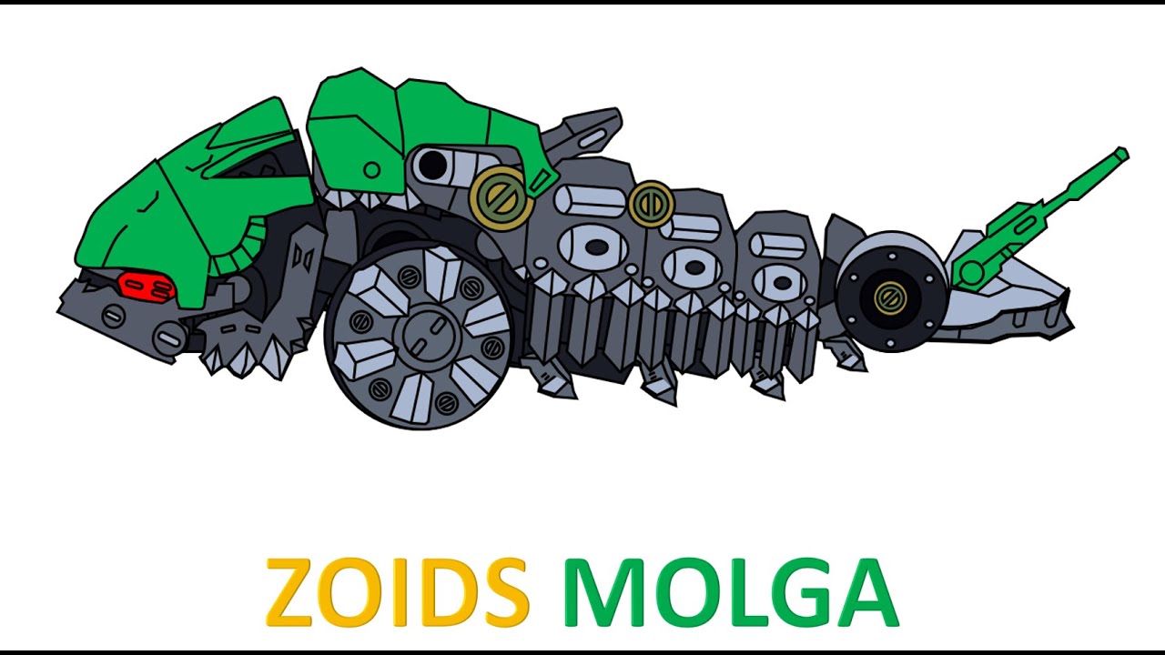 ประกอบร่าง การ์ตูน หุ่นยนต์ อนิเมชั่น ZOIDs MOLGA