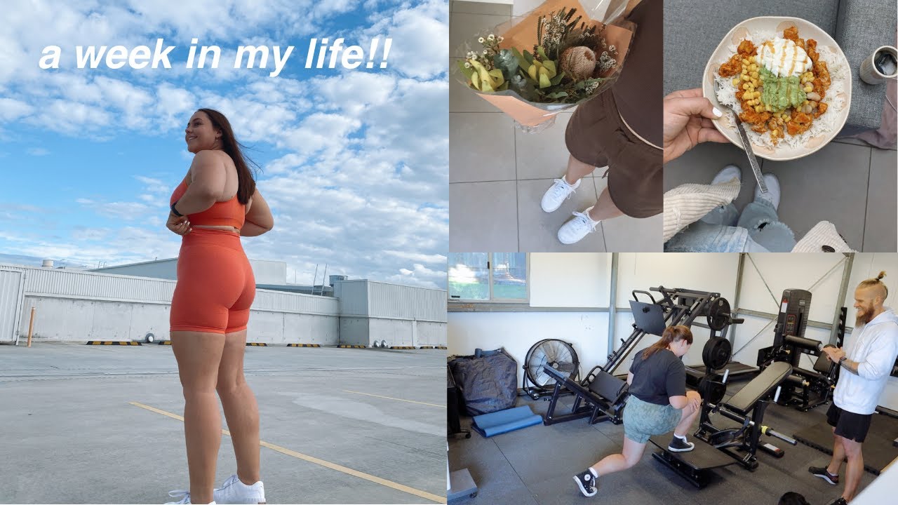 WEEKLY VLOG - workouts, clothing haul + fresh hair!!