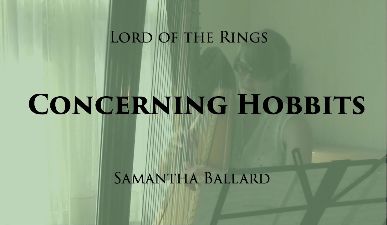 Concerning Hobbits (Lord of the Rings) - Harp Cover + SHEET MUSIC