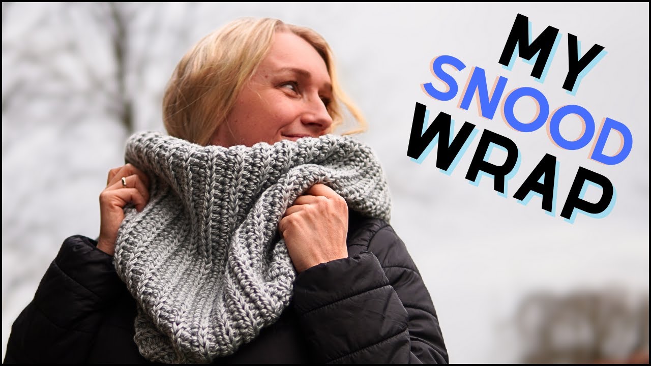 How to Crochet a SNOOD Wrap | EASY Crochet Tutorial