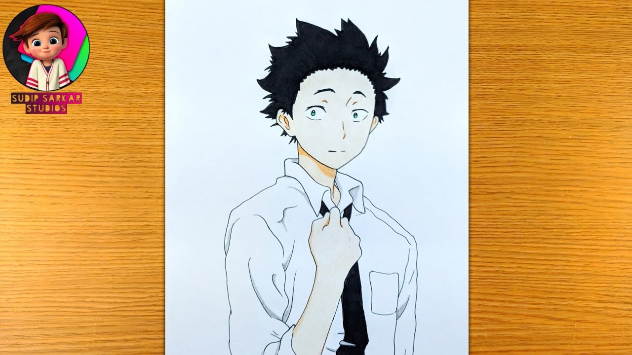 How to draw Shouya ishida from Koe no Katachi | A silent voice