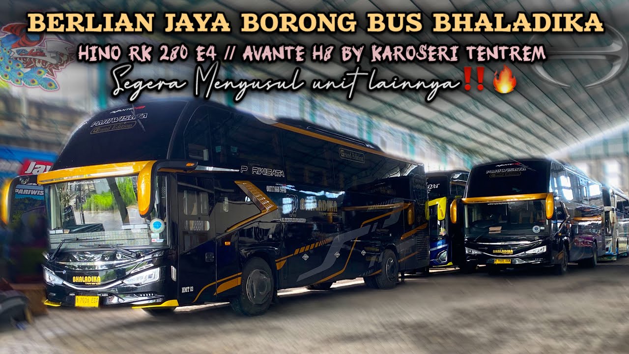 Borong Lagi Bus Baru Dari Bhaladika‼️Datang 2 Bus Pembelian Terbaru Spek Akap. Bus Lain Menyusul🔥