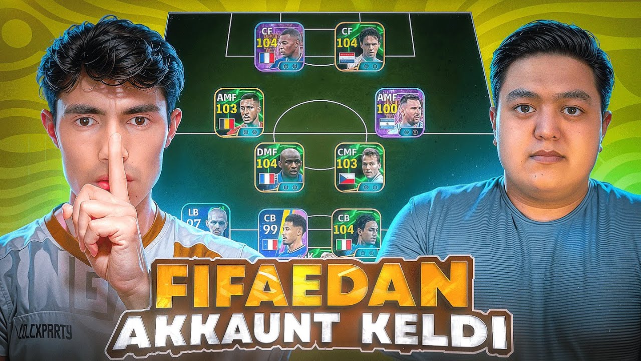 FIFAe TURNIR UCHUN AKKAUNT BERDI