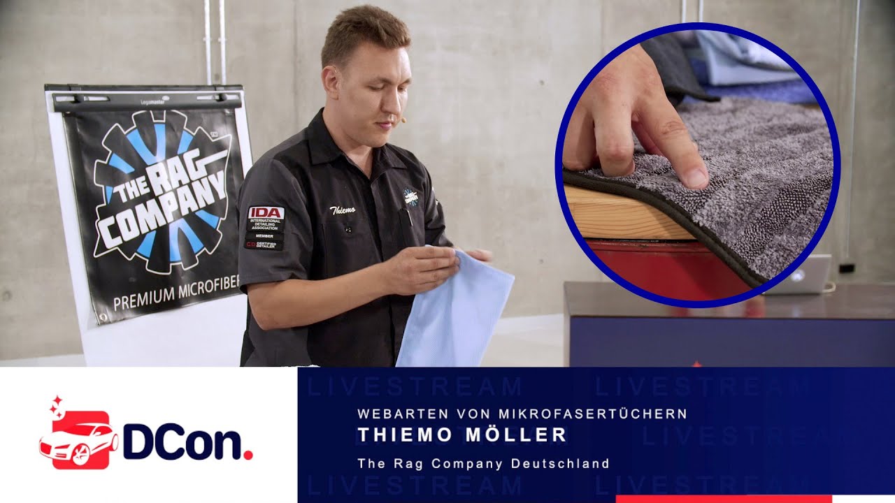 Webarten von Mikrofasertüchern - The Rag Company  | DCon