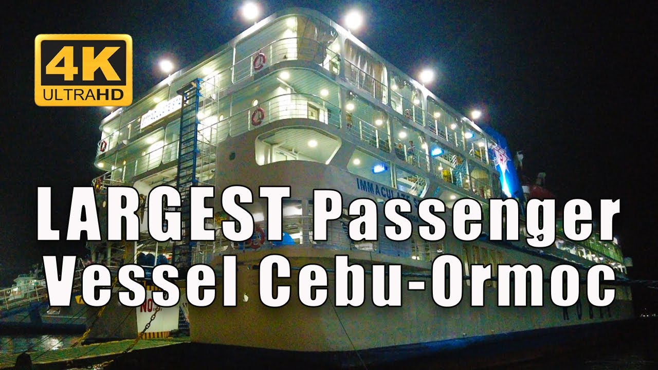 Cebu to Ormoc (Roble Shipping Lines) | Ferry Tour 4K | Cebu-Ormoc, Philippines