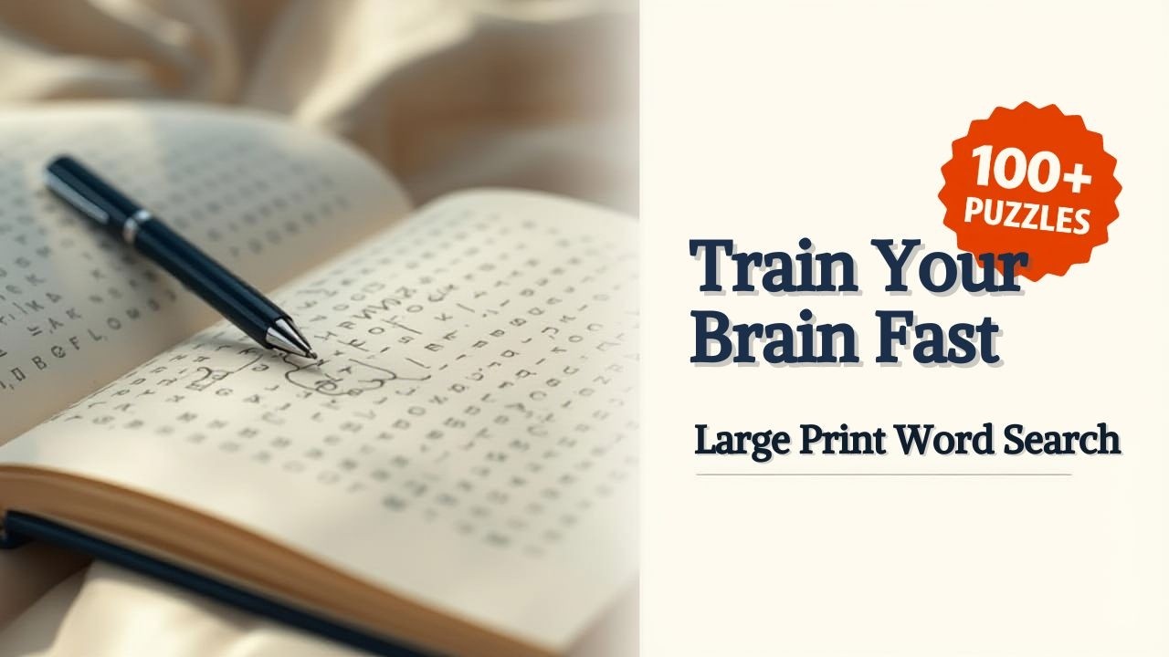 Relaxing Word Search Puzzles for Adults & Seniors