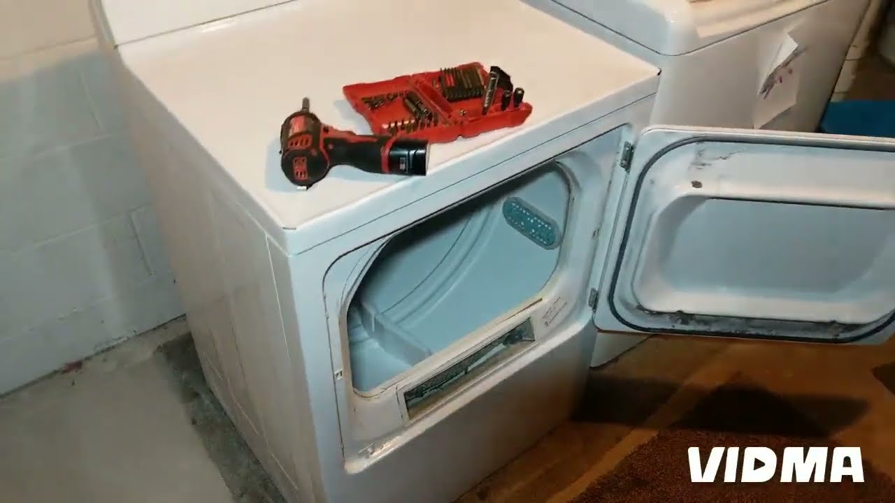 Hotpoint dryer belt replacement. dryer stops after releasing the start switch.