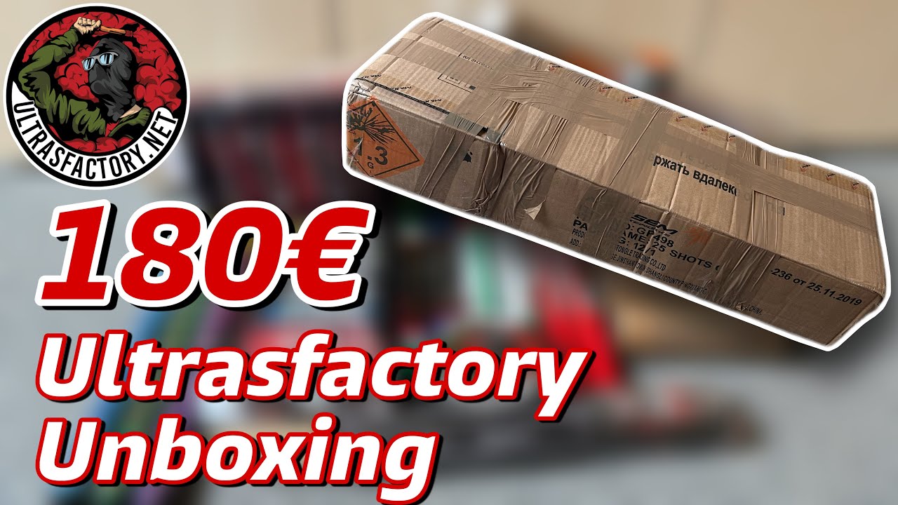Ultrasfactory Firework Unboxing 2023/24 - 180€ - Ultras Factory Feuerwerk Unboxing