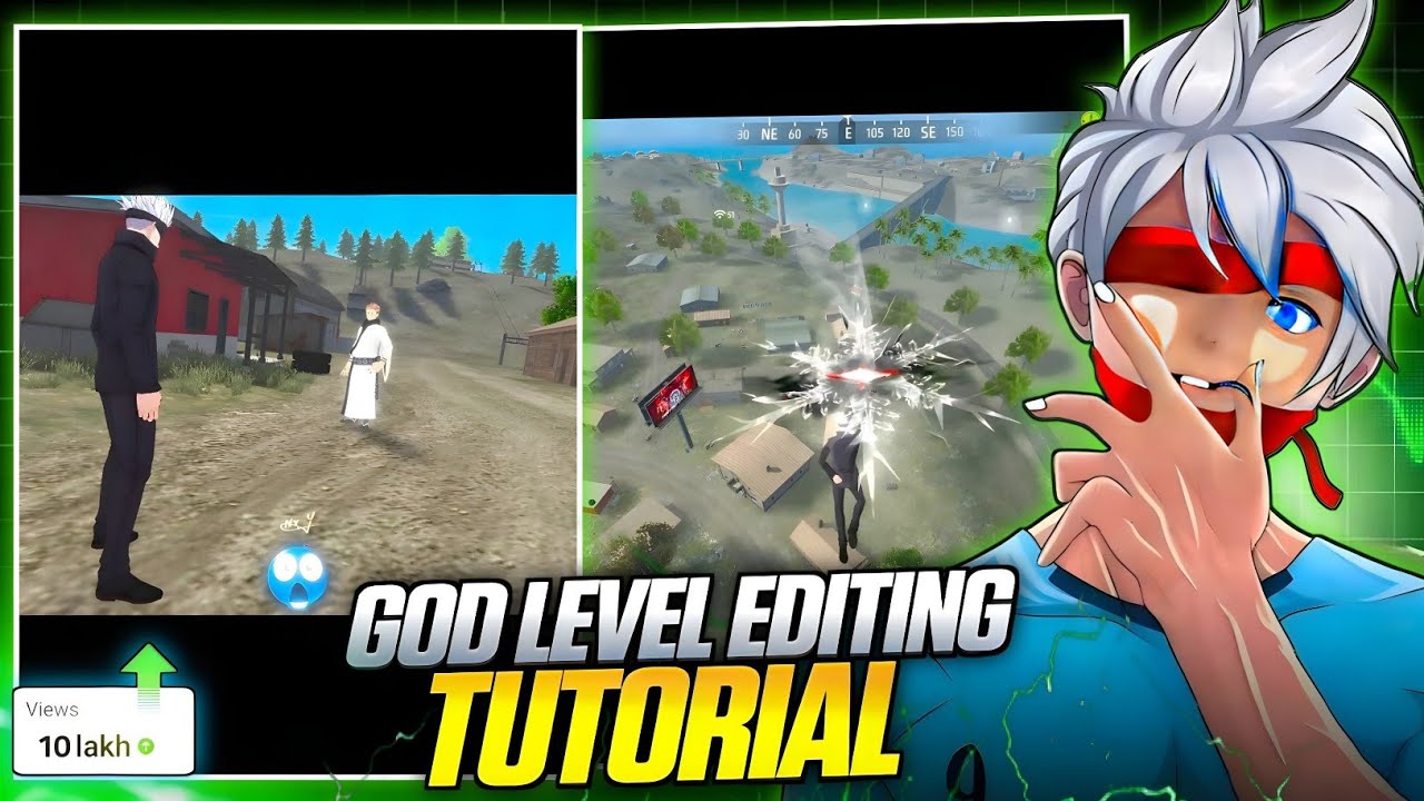 GOJO VS SUKUNA 🎮🌎 EDITING TUTORIAL LIKE @Nxyyff 🤯 | NXY FF NEW SHORTS EDITING TUTORIAL🔥