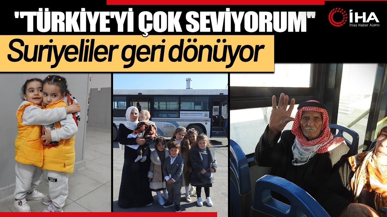 Suriyelilerin G&ouml;n&uuml;ll&uuml; Geri D&ouml;n&uuml;şleri Aralıksız S&uuml;r&uuml;yor