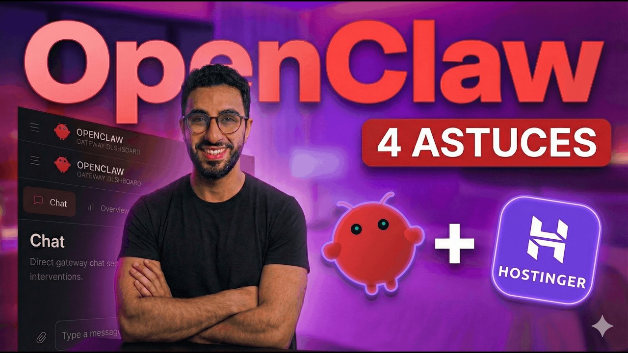 OpenClaw : 4 ASTUCES pour le rendre 10x plus PUISSANT 🔥(VPS Hostinger)