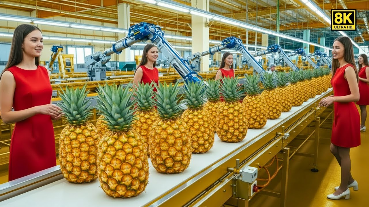 Inside a Modern Pineapple Juice Factory | From Farm to Bottle  How It's Made Documentary 2026