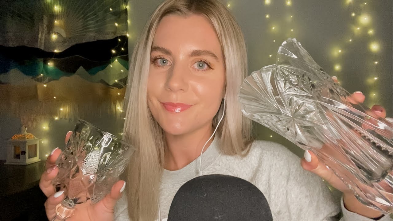 Christian ASMR Glass Tapping and Scratching ~ Whispering Romans 6, 7, and 8