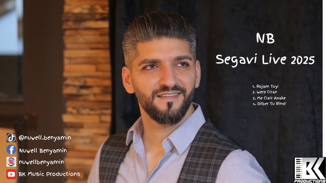 Nuwell Benyamin - Segavi Potpori LIVE 2025 ( 4 Stranê ) #segavi