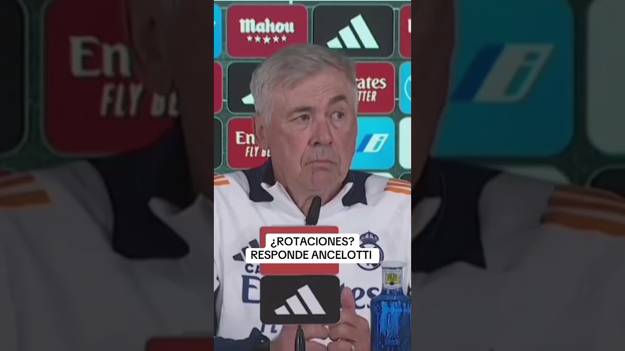 Ancelotti anuncia rotaciones pero&hellip;&iquest;para ma&ntilde;ana? #madridista #futbol #realmadrid