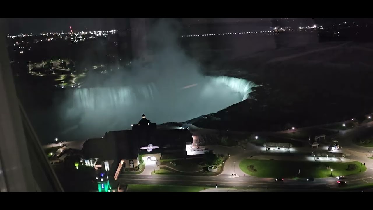 Niagara falls view from hotel 🏨 