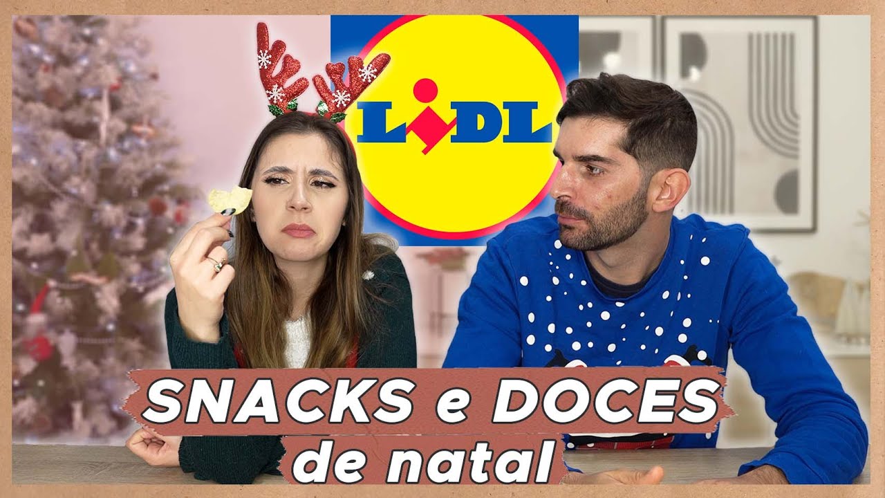 EXPERIMENTANDO DOCES e SNACK de NATAL do LIDL | #NatalDaGentil | Joana Gentil