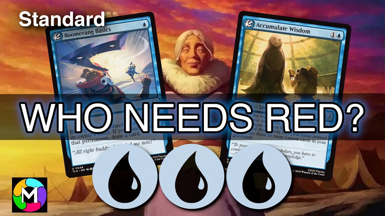 Уроки игры в моно-синий цвет 🌊🌊🌊 (Стандартная колода MTG Arena Avatar)