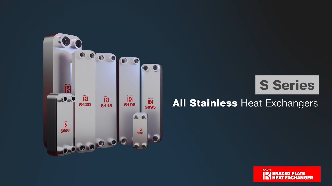 全不鏽鋼板式熱交換器 All-Stainless Steel Plate Heat Exchanger | S Series