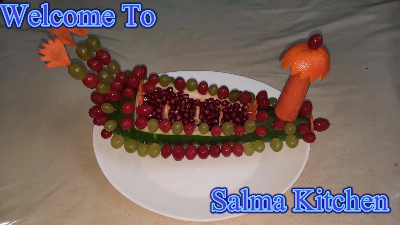 নকশী লাউ নৌকা  || Food Decoration || Art Carving Fruit