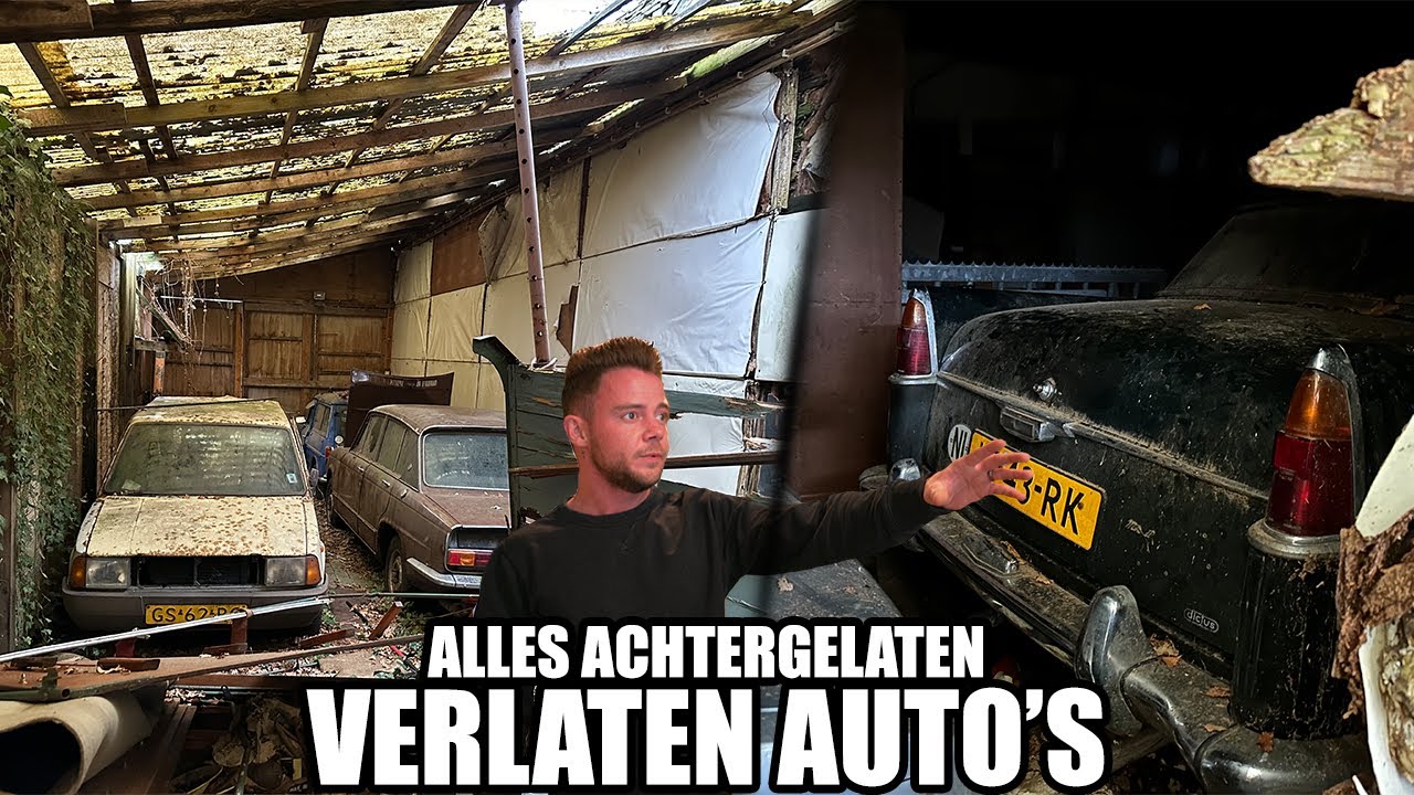 WE VINDEN EEN VERLATEN LOODS VOL MET AUTO'S ! In 🇳🇱