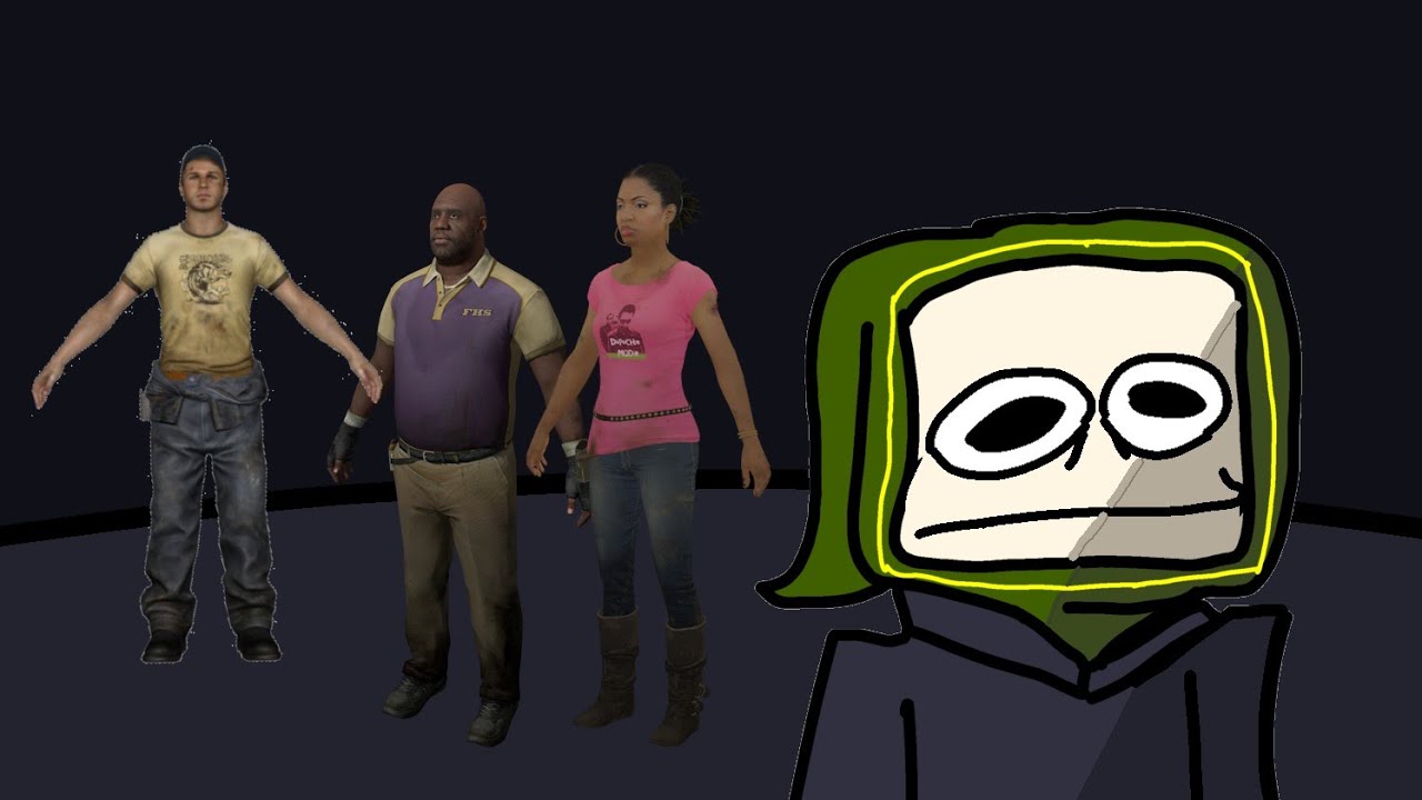 ejemplo de la tremenda ia de left 4 dead 2:
