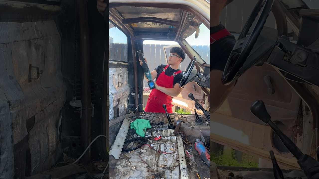 This roll cage should be illegal. #diy #pov #automobile #project #truck #toyota #4x4 #offroad