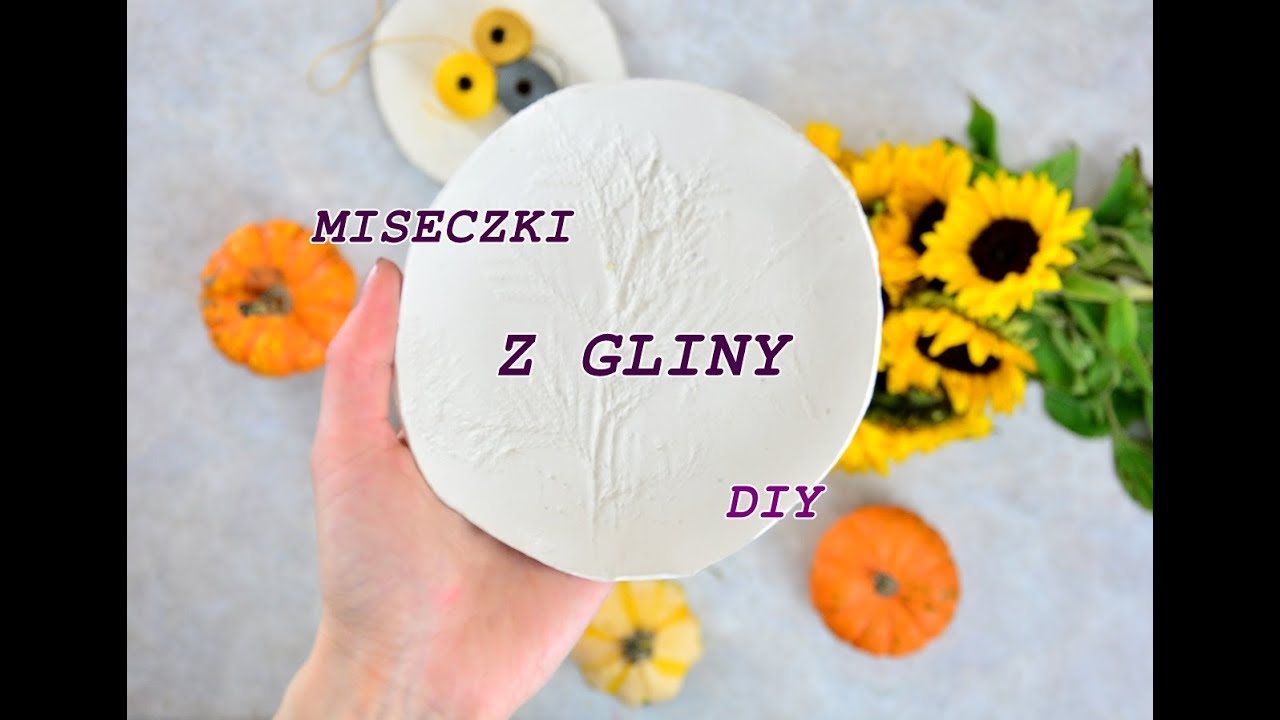 Jak zrobić miseczkę z gliny samoutwardzalnej. Proste DIY - Githagoart