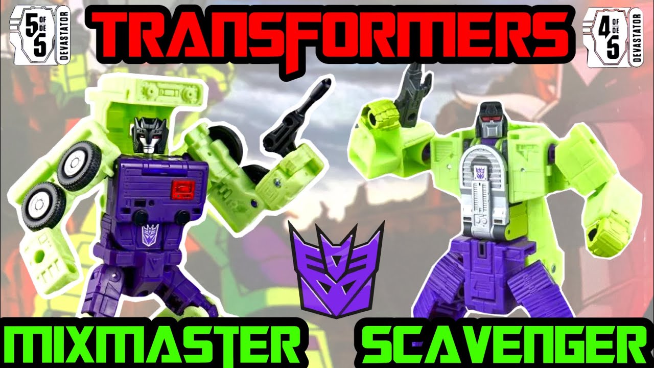 Mixmaster & Scavenger Review Transformers Studio Series 86