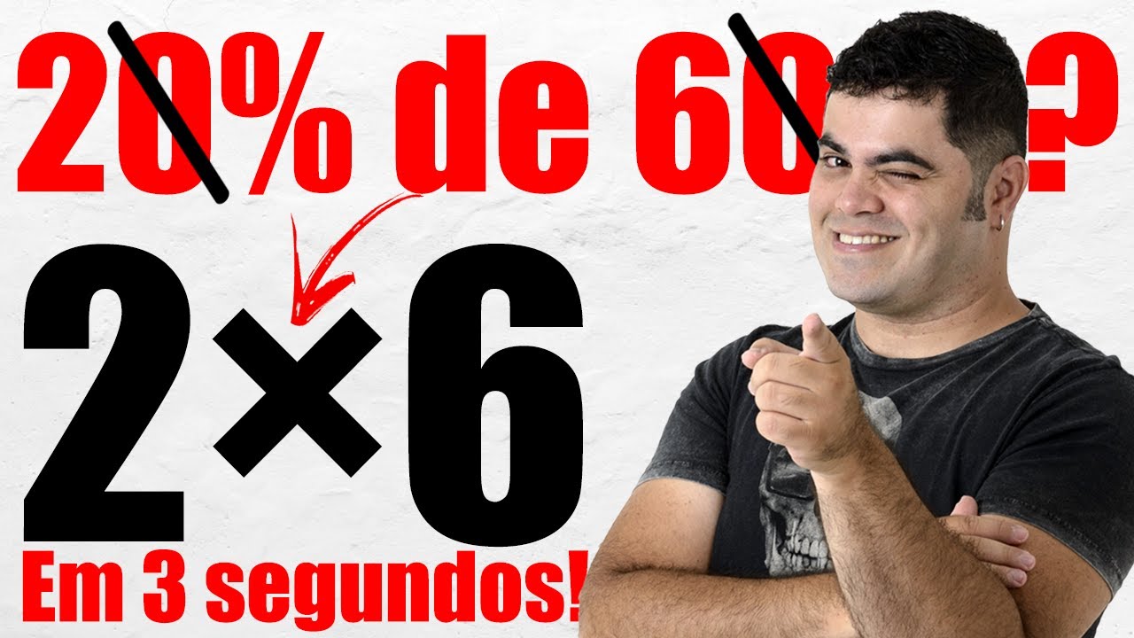 ⚠️ PORCENTAGEM EM 3 SEGUNDOS! ⏱ Truque para Calcular Porcentagem de um Jeito F&Aacute;CIL, R&Aacute;PIDO E PR&Aacute;TICO