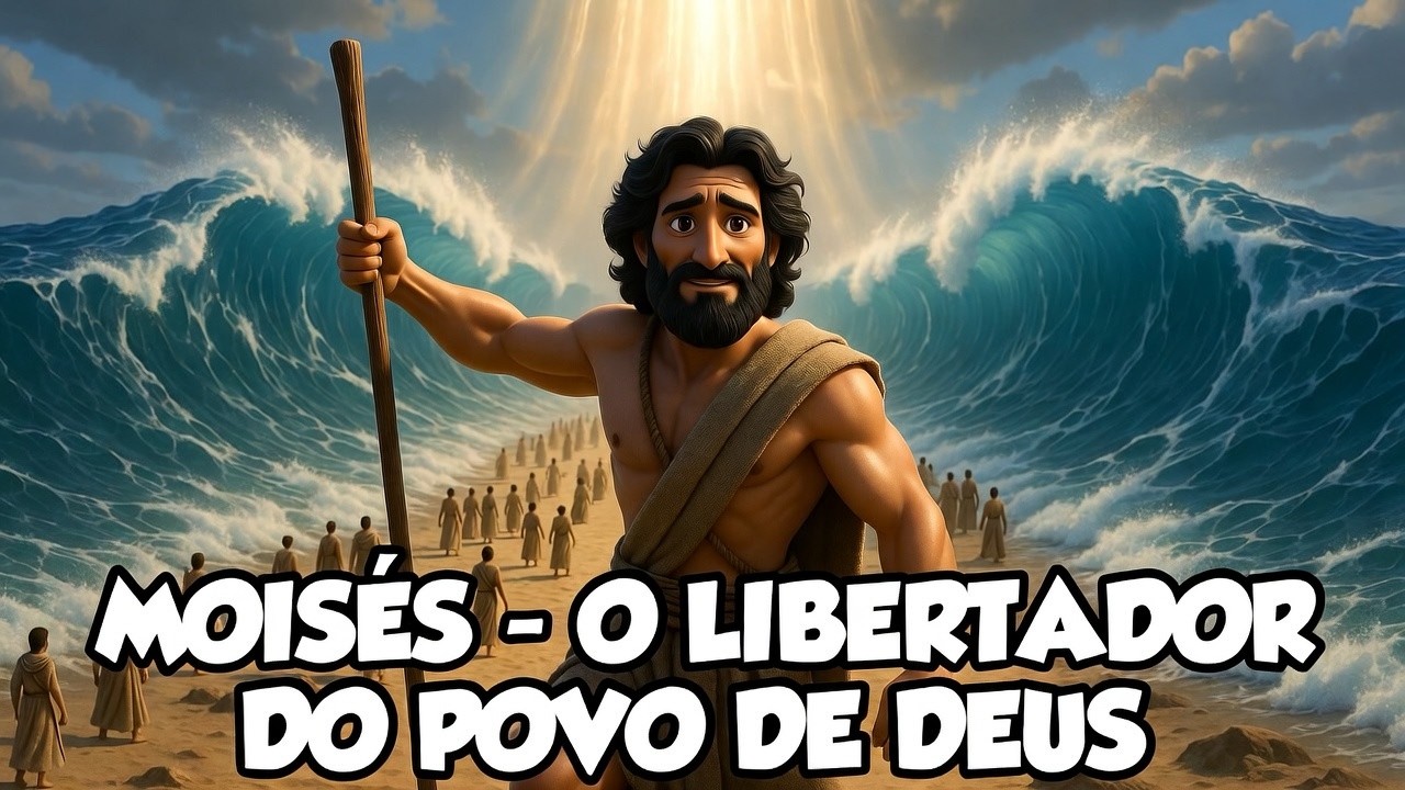 História Bíblica Infantil – Moises e o Êxodo | Aventuras com Fé #féinfantil #valorescristãos