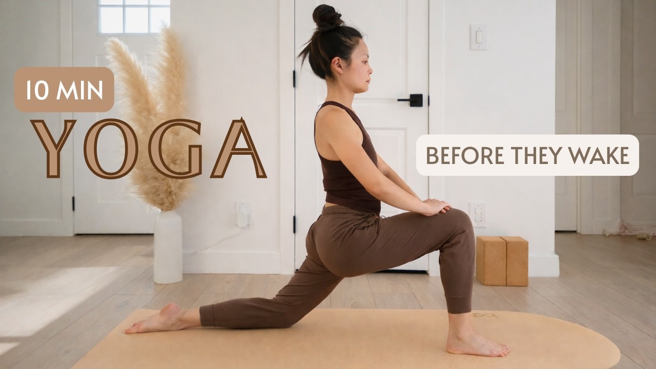 10 Minutes Morning Yoga Flow (Before the Kids Wake Up)