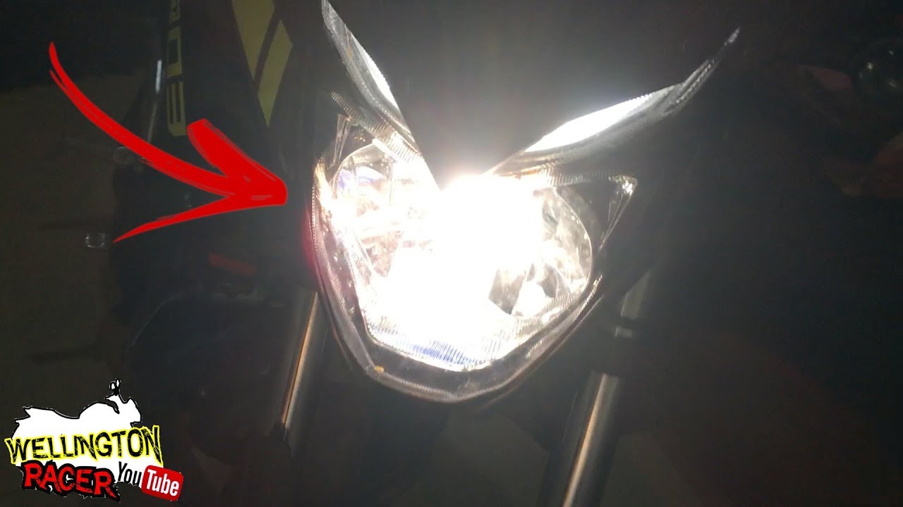 COLOQUEI A LAMPADA H4 SUPER BRANCA NA MT-03 | WELLINGTON RACER