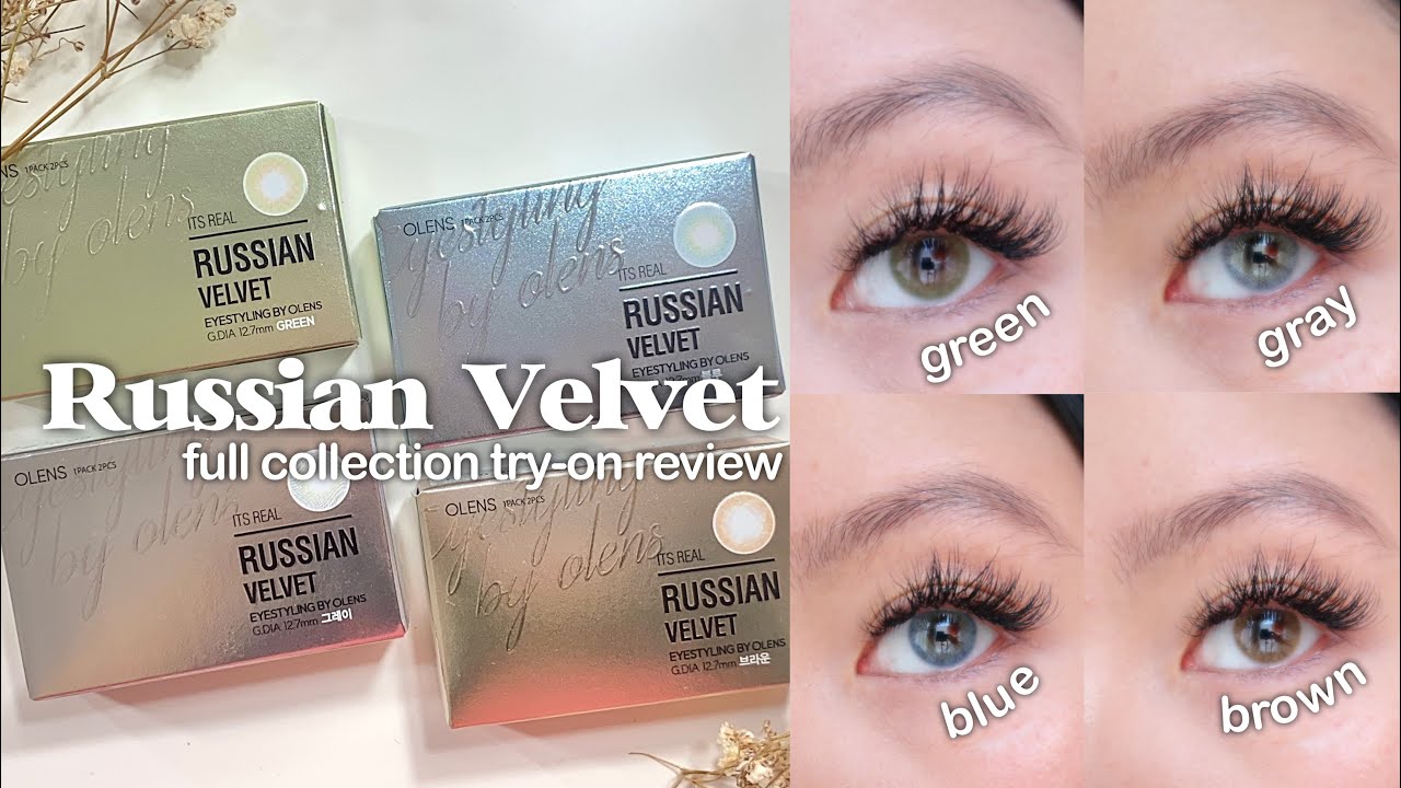 OLENS Russian Velvet FULL COLLECTION 🧡 | try-on & review 🌻
