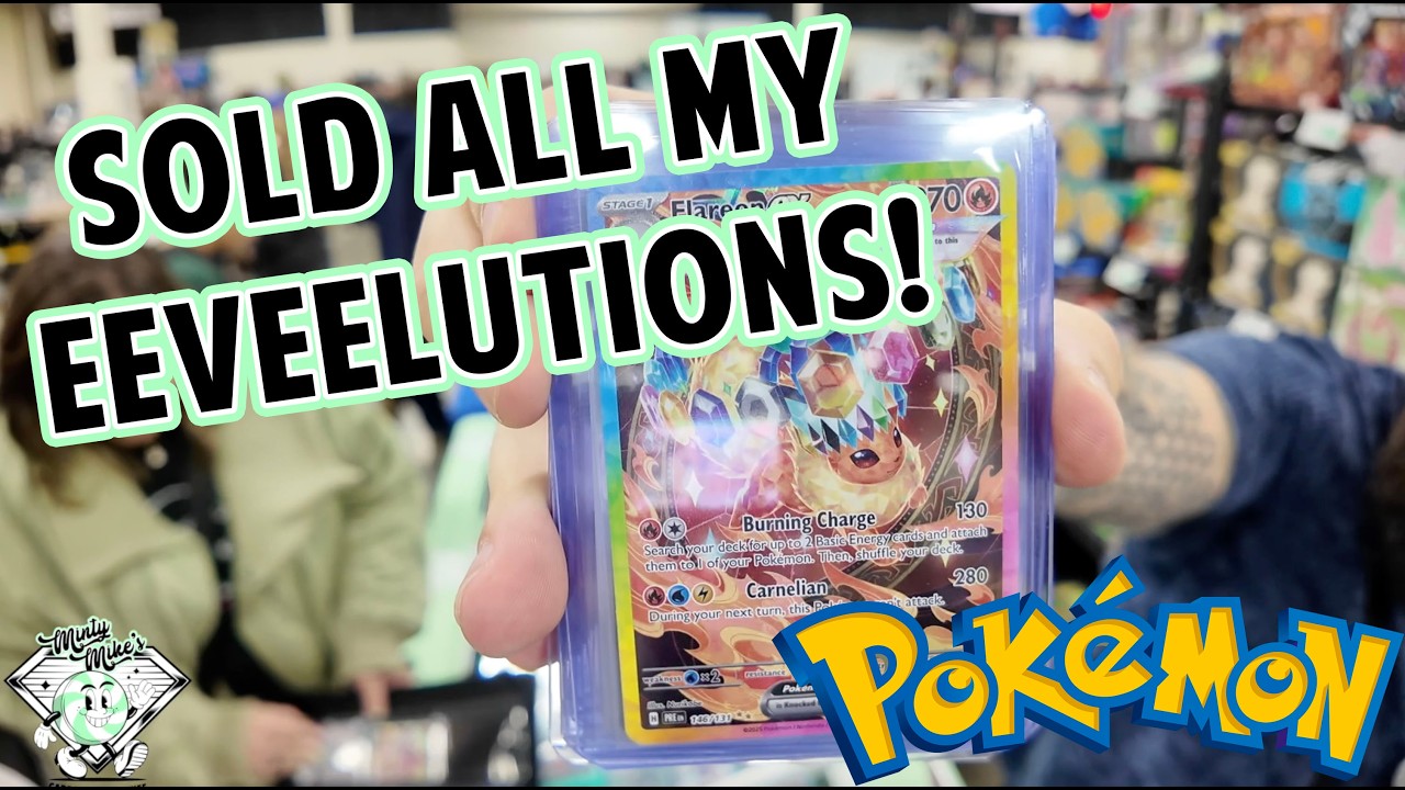 Selling out of Prismatic Evolutions at the Michigan Card Expo!