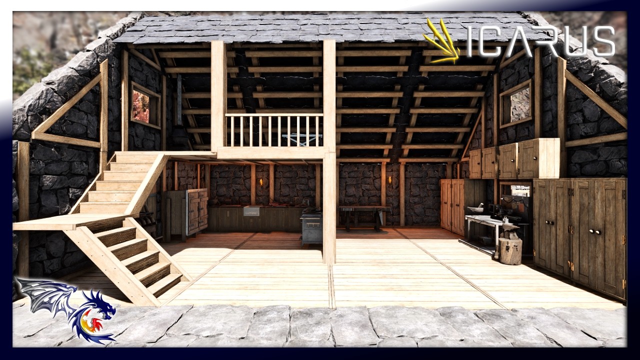 Building The Interior Of The Rustic Cabin | Icarus: Elysium
