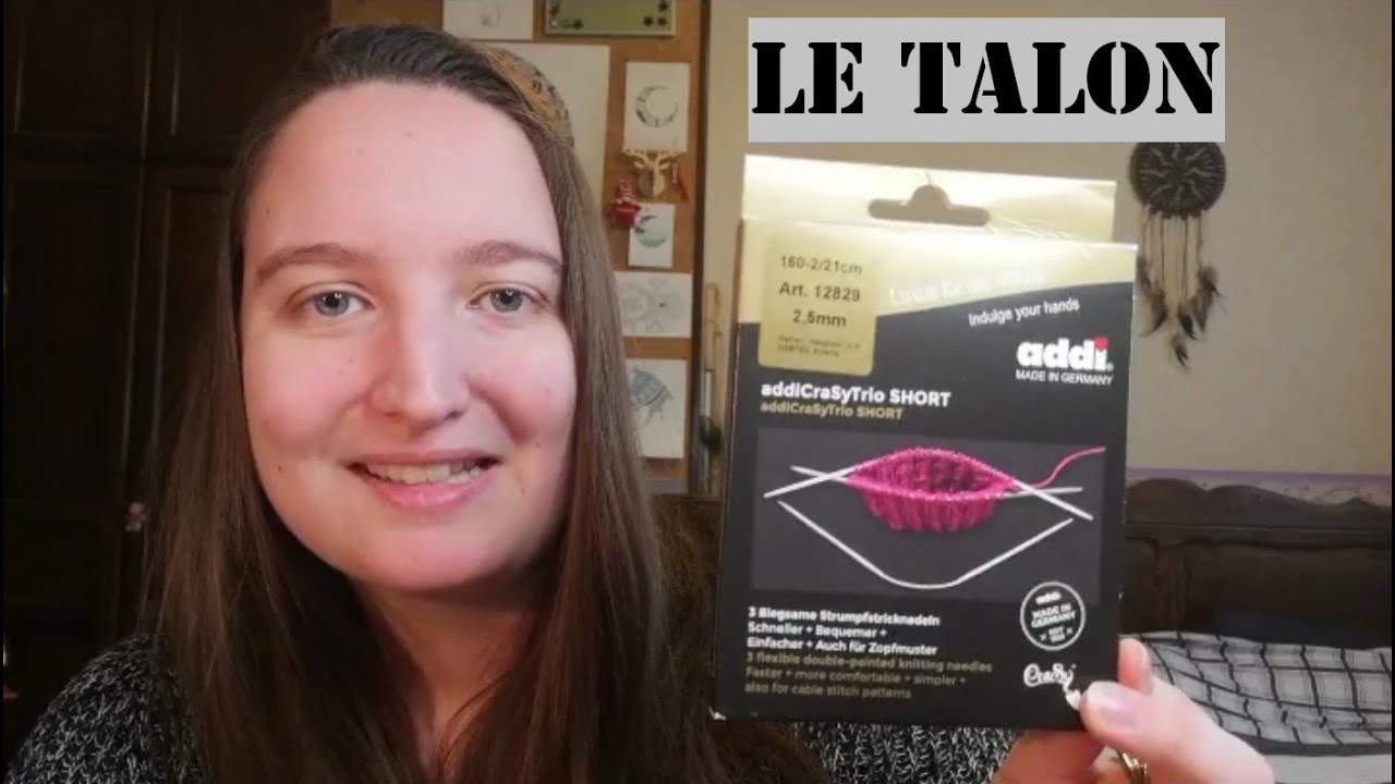 4 Tricoter des chaussettes avec les aiguilles Addi Crasy Trio - le talon