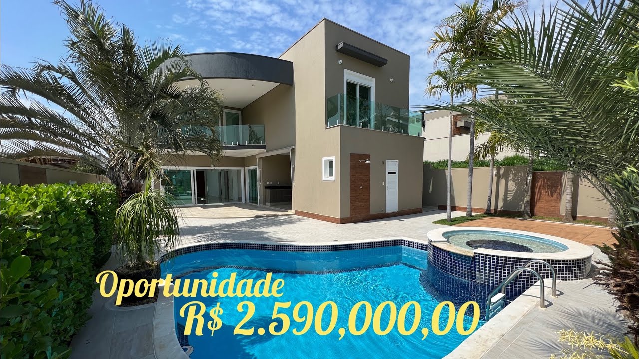 CASA A VENDA EM CONDOMÍNIO FECHADO EM INDAIATUBA 4 SUITES PISCINA ESCRITÓRIO TERRENO GRANDE