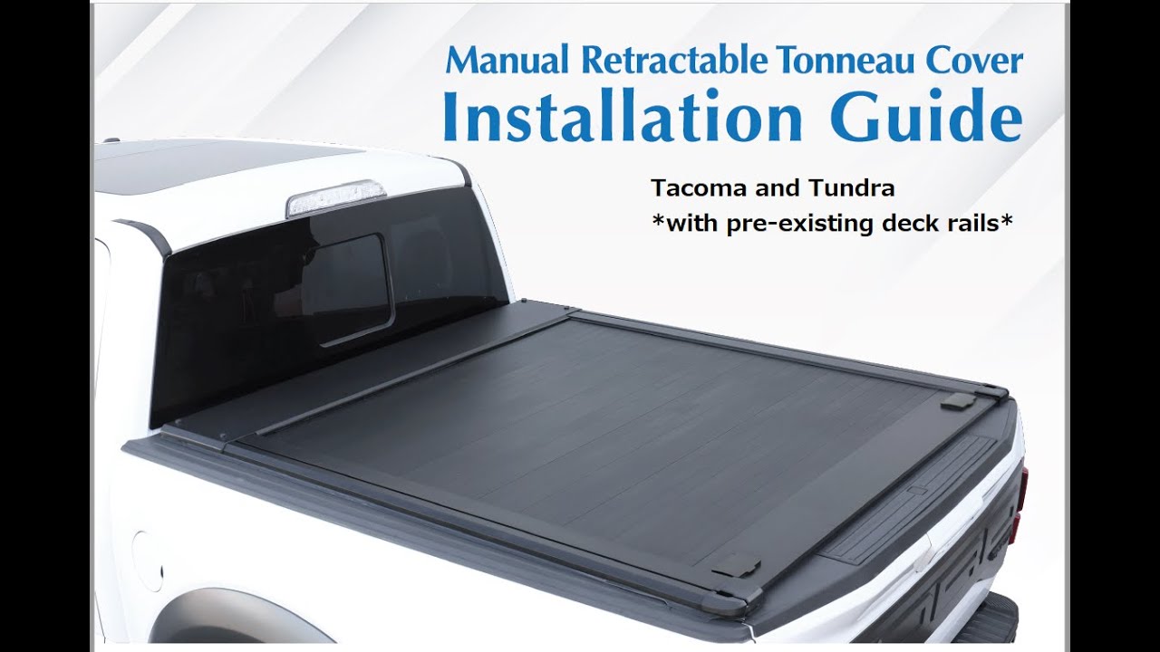 SYNETICUSA MR Retractable PRO Tonneau Cover Installation (for Tacoma and Tundra with deck rails)