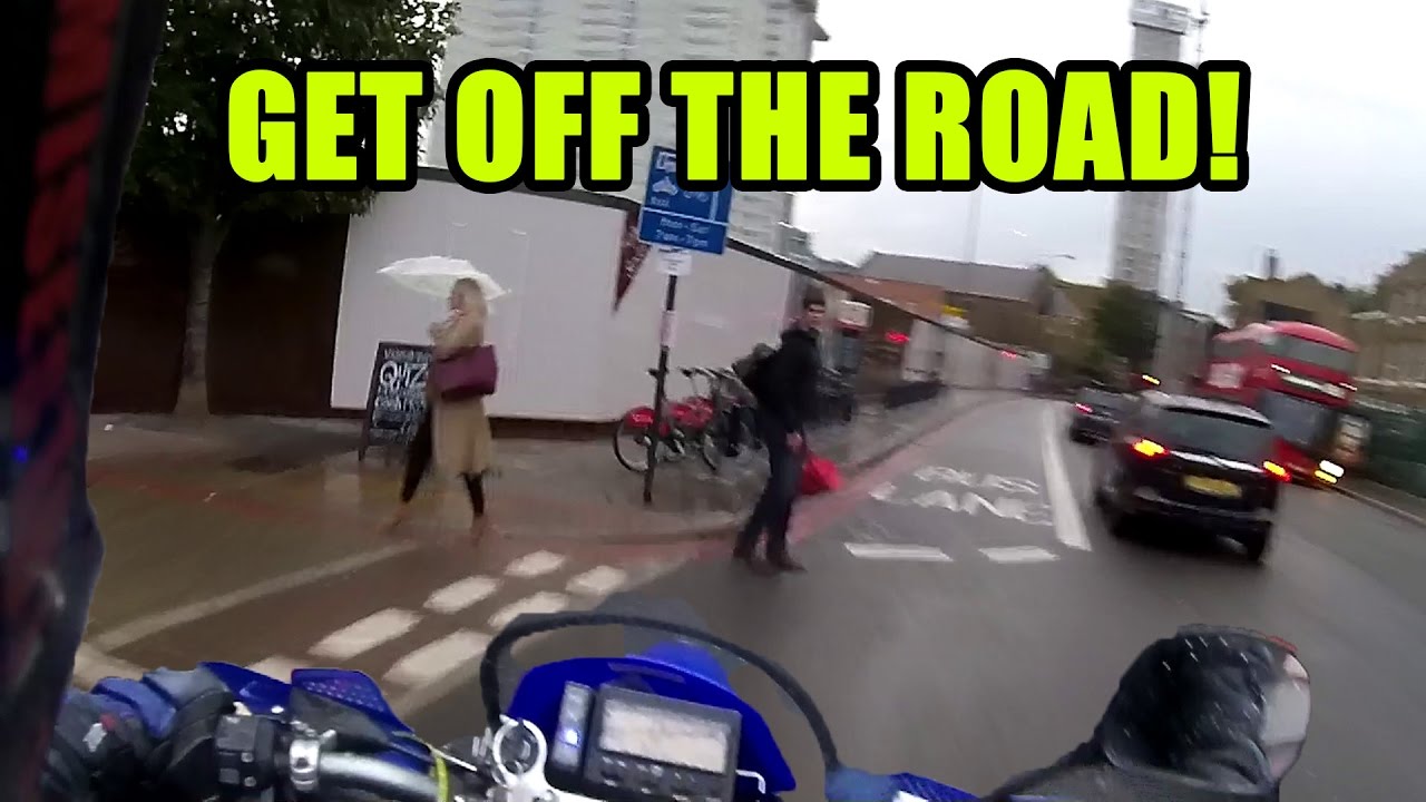 Stupid Pedestrian Compilation 8 : GET OFF THE ROAD!