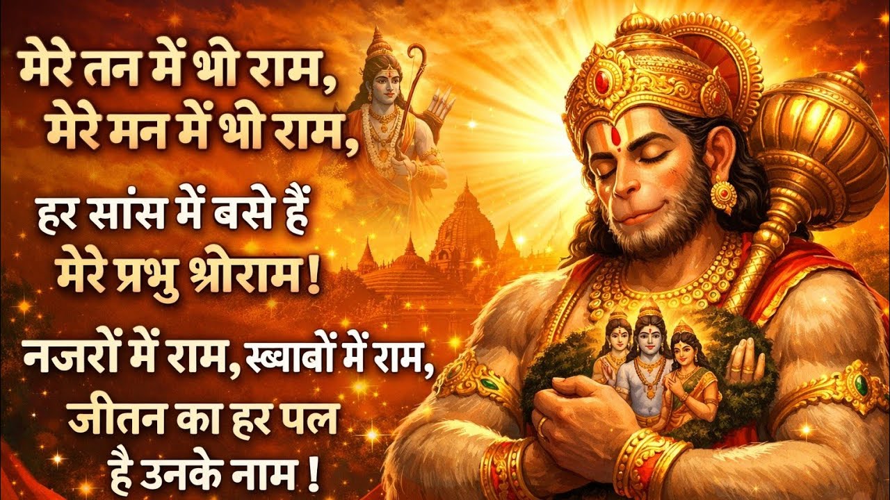 Song: मेरे तन में भी राम मेरे मन में भी राम | Ram Naam Kirtan | राम भजन | Ram Naam Jap | Ram Dhun |