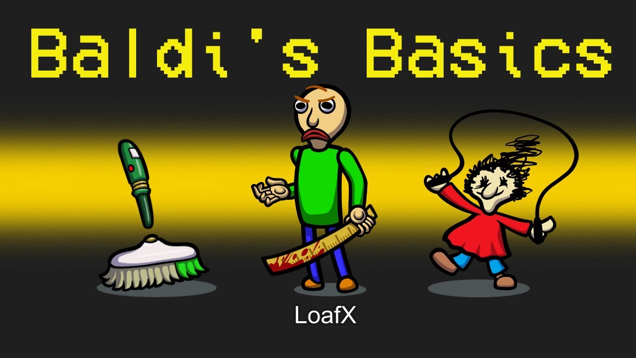 *NEW* SCARY BALDI BASICS in AMONG US!